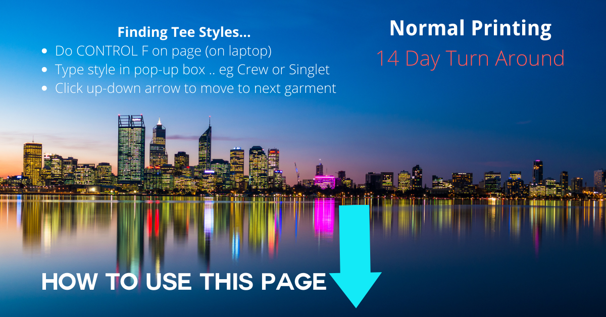 Tee shirt printing perth wa discount